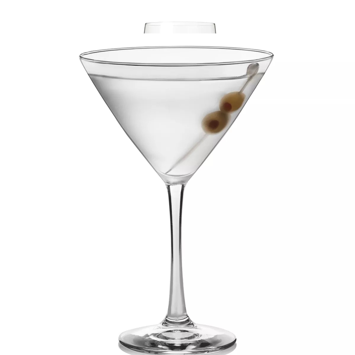Olive Colored Martini Glass